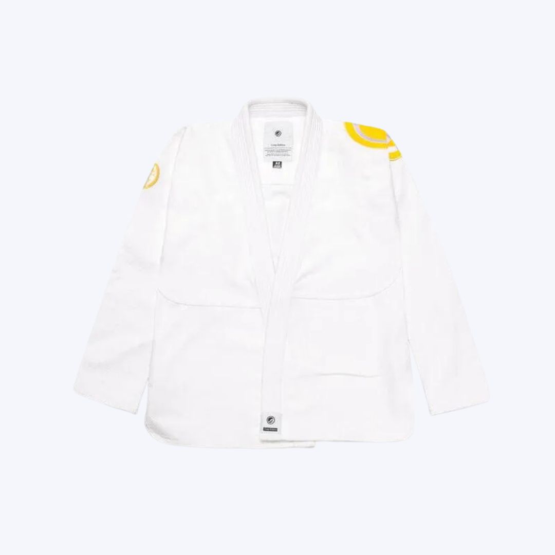 Shoyoroll Comp Edition BJJ Gi – White Gold Kimono