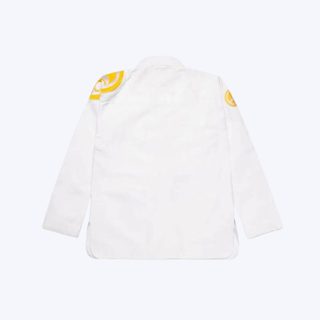 Shoyoroll Comp Edition BJJ Gi – White Gold Kimono