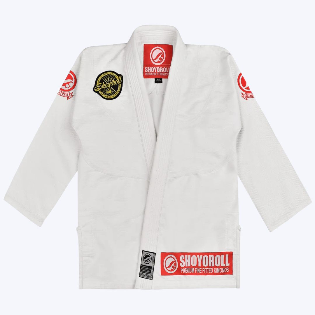 Shoyoroll RVCA Retro BJJ Gi – Premium White Jiu Jitsu Gi