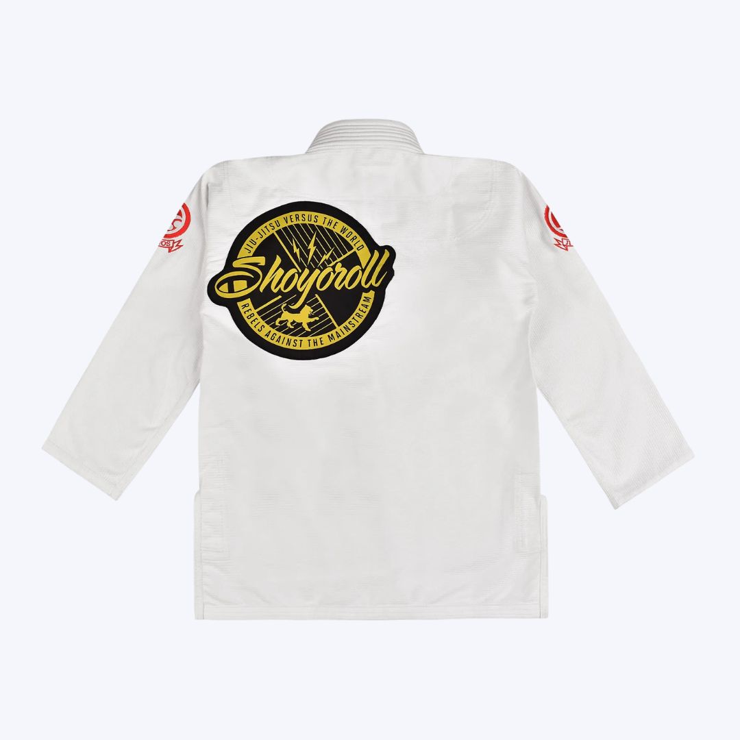 Shoyoroll RVCA Retro BJJ Gi – Premium White Jiu Jitsu Gi