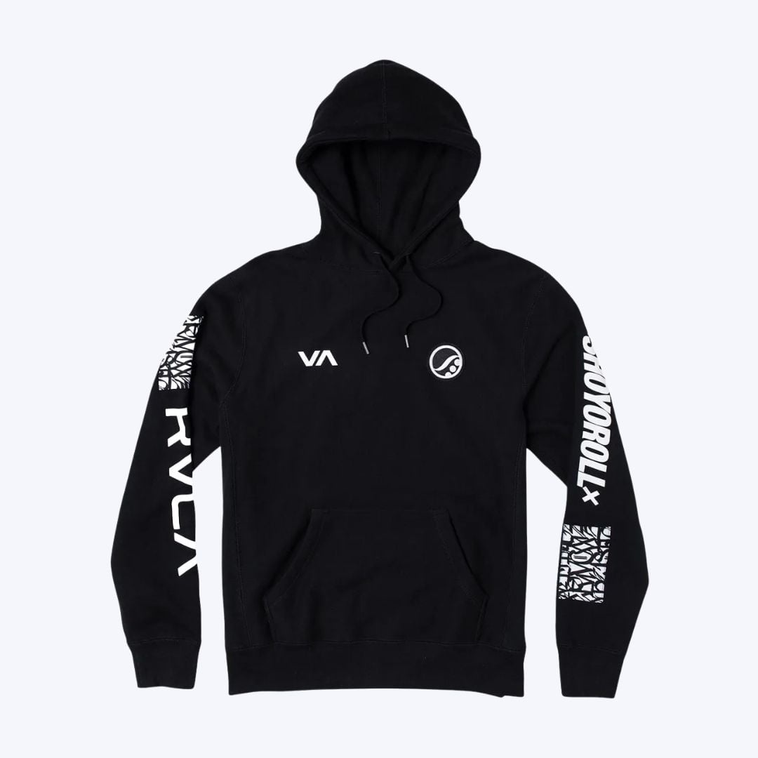 Shoyoroll x RVCA Defer Vaxsyr Hoodie Black