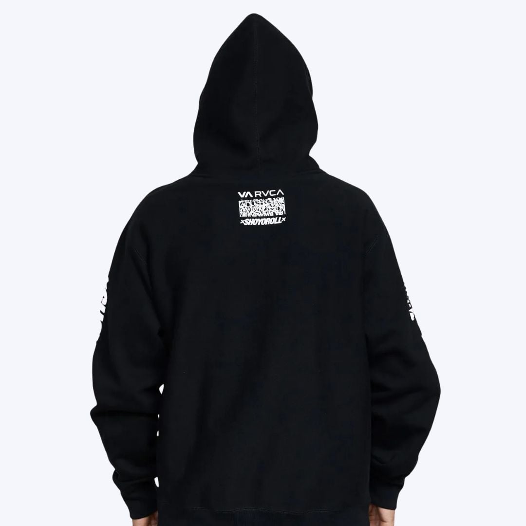 Shoyoroll x RVCA Defer Vaxsyr Hoodie Black
