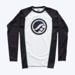 Shoyoroll Black & White No Gi Rash Guard – BJJ Training Shirt