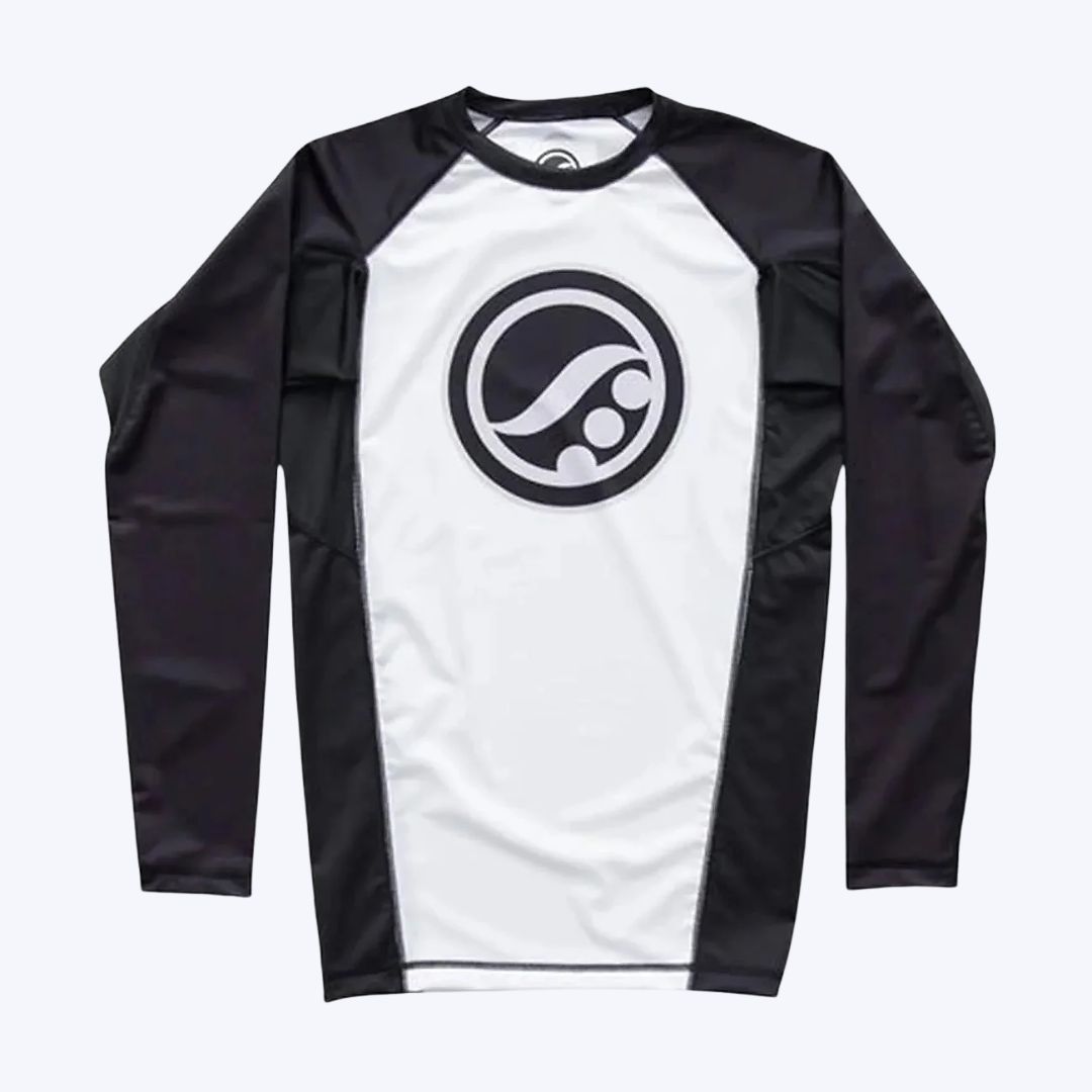 Shoyoroll Black & White No Gi Rash Guard – BJJ Training Shirt