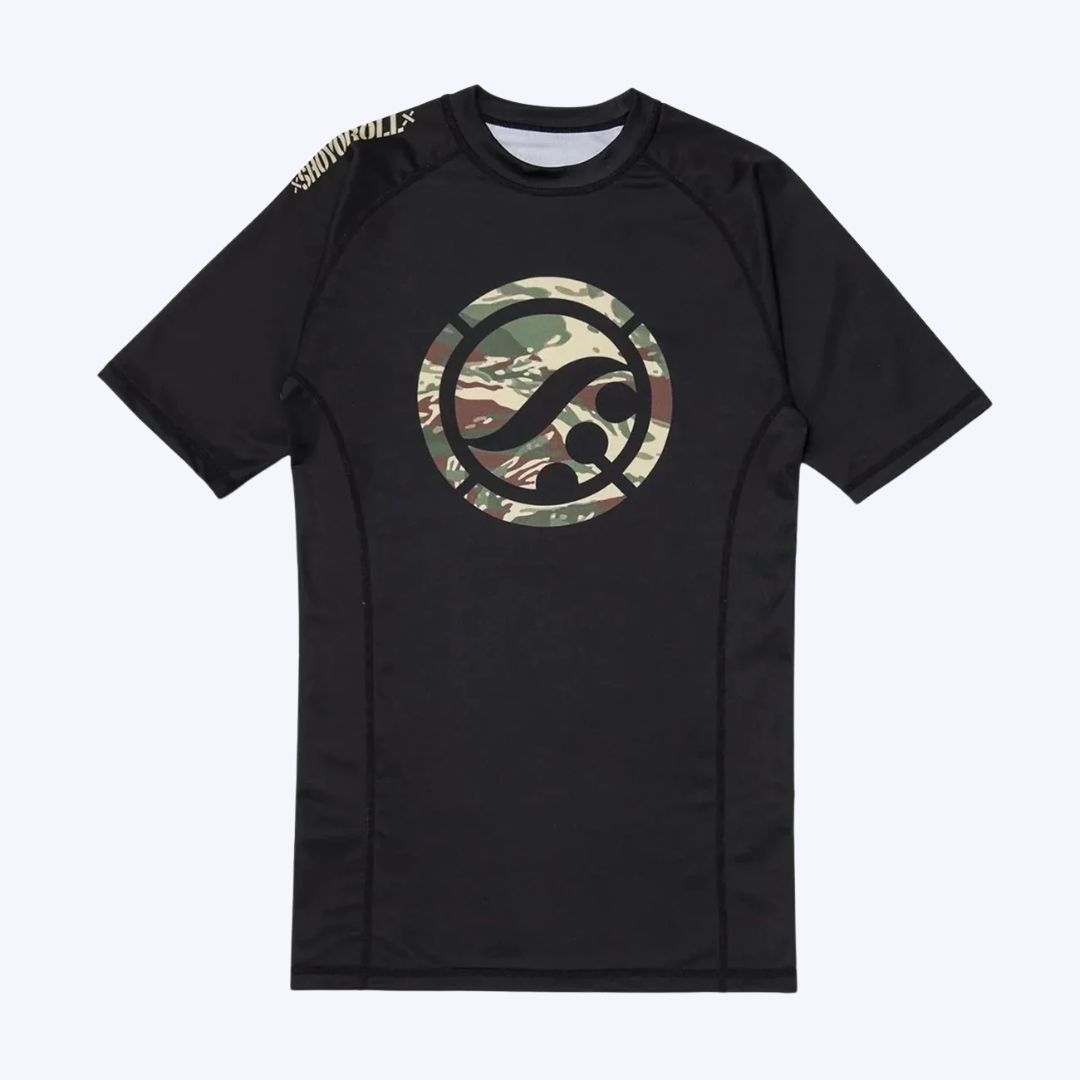 Shoyoroll Camo BJJ Rash Guard – No Gi BJJ Training Shirt