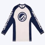 Shoyoroll Comp Edition White No Gi Rash Guard – BJJ Training Shirt