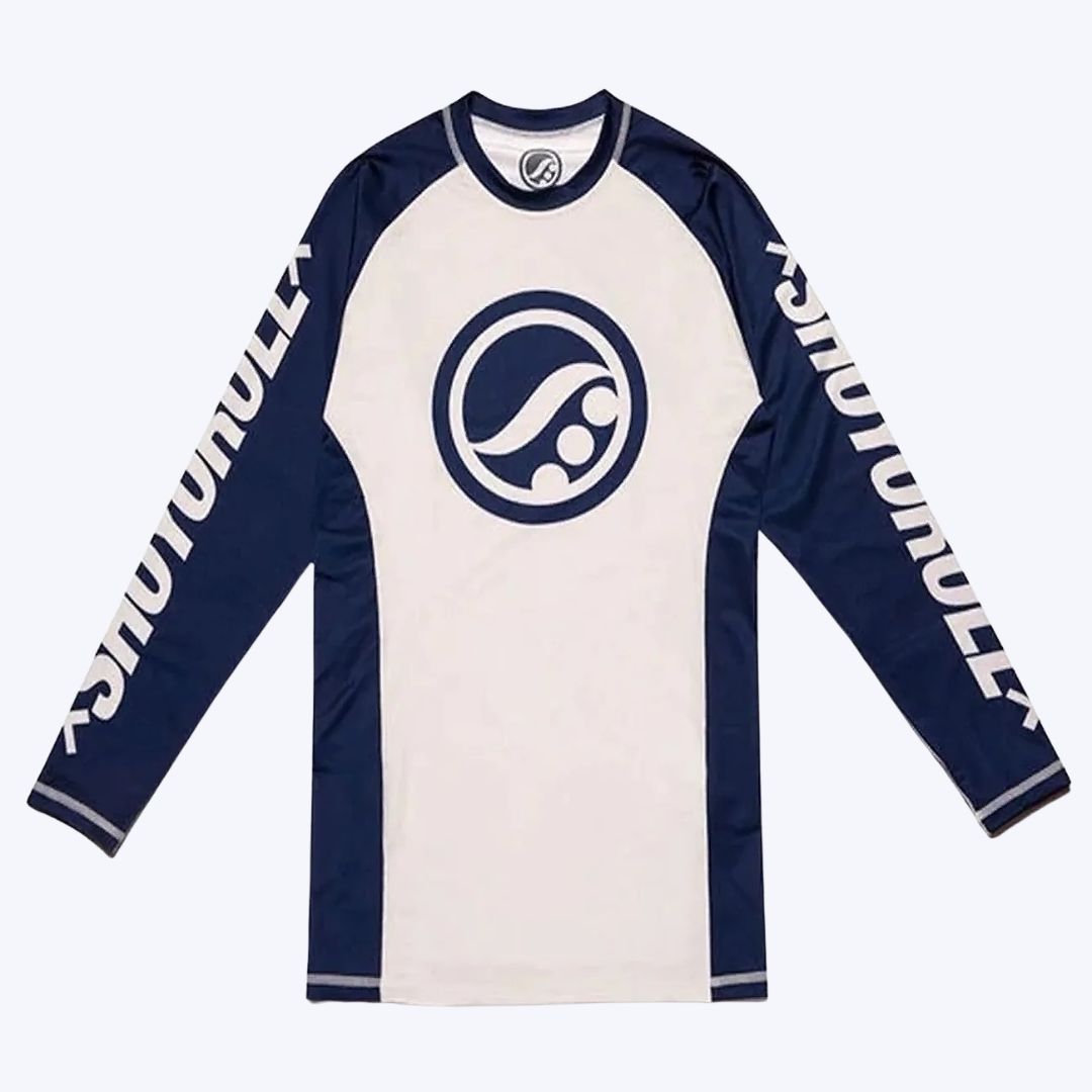 Shoyoroll Comp Edition White No Gi Rash Guard – BJJ Training Shirt