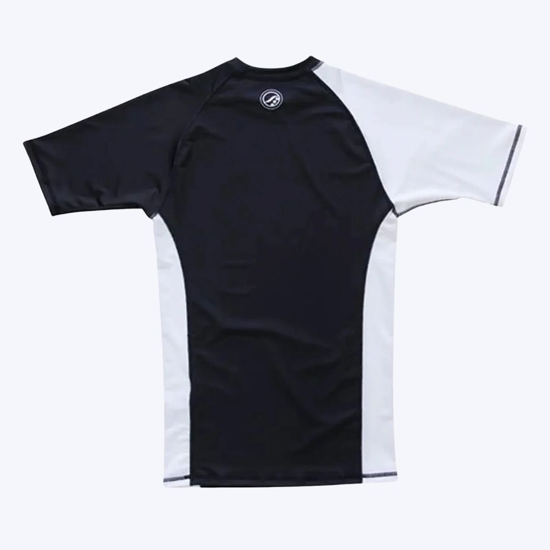 Shoyoroll Ranked Black & White No Gi Rash Guard – BJJ Training Shirt
