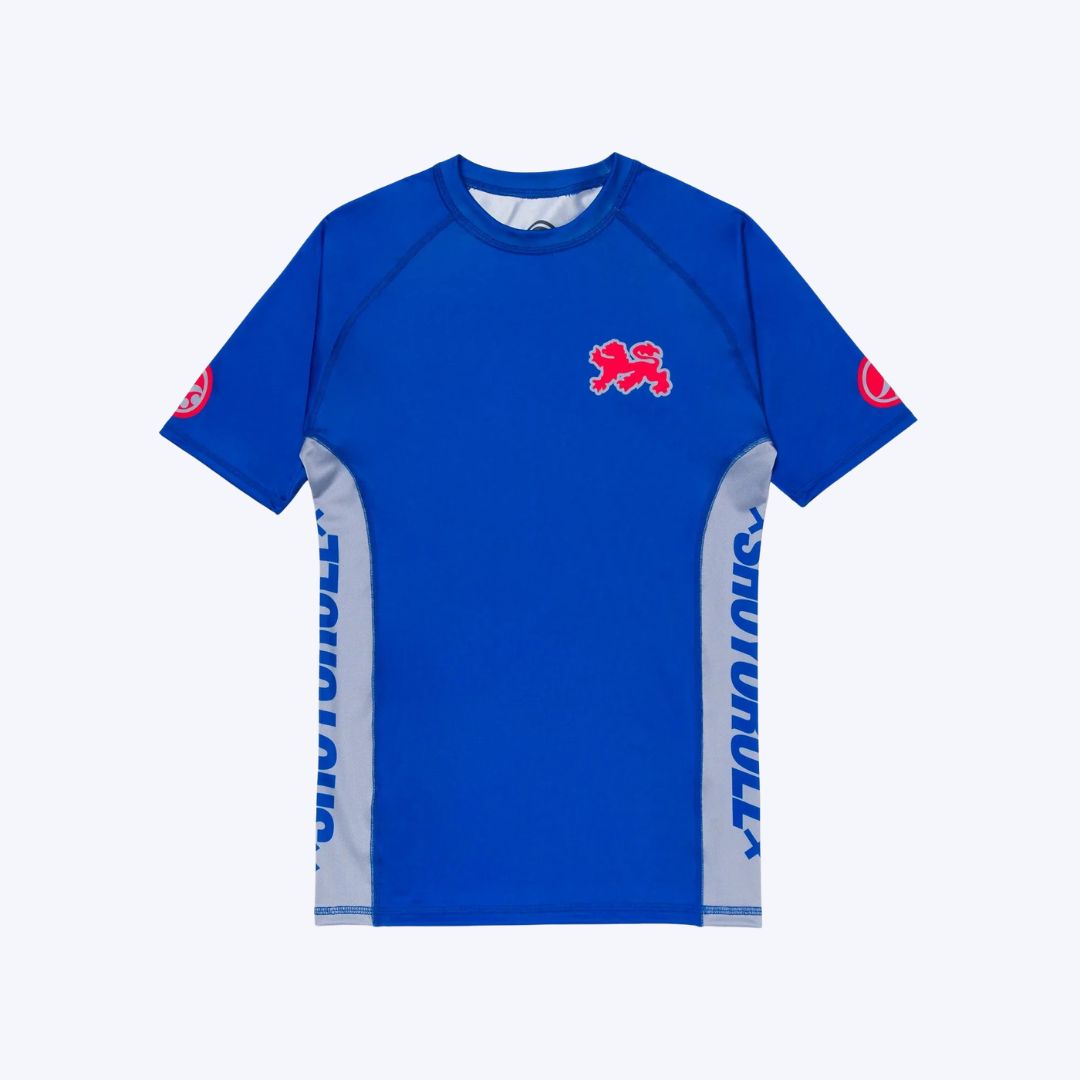 Shoyoroll Superlite RS Blue No Gi Rash Guard – BJJ Training Shirt